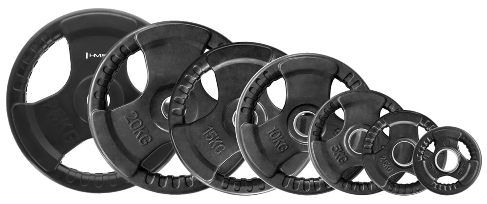 Olympijský kotouč Tri-grip 25 kg