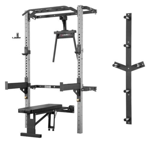 Multifunkčný posilňovací stojan - Power Rack KLT22 sivý