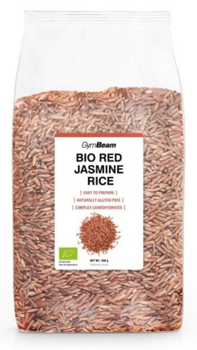 BIO Jasmínová rýže červená (neloupaná) – GymBeam 500 g
