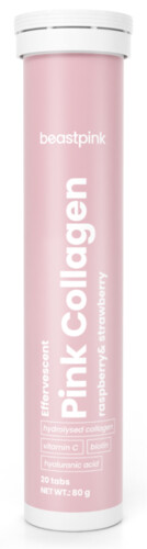 Šumivý Pink Collagen - BeastPink 20 tbl