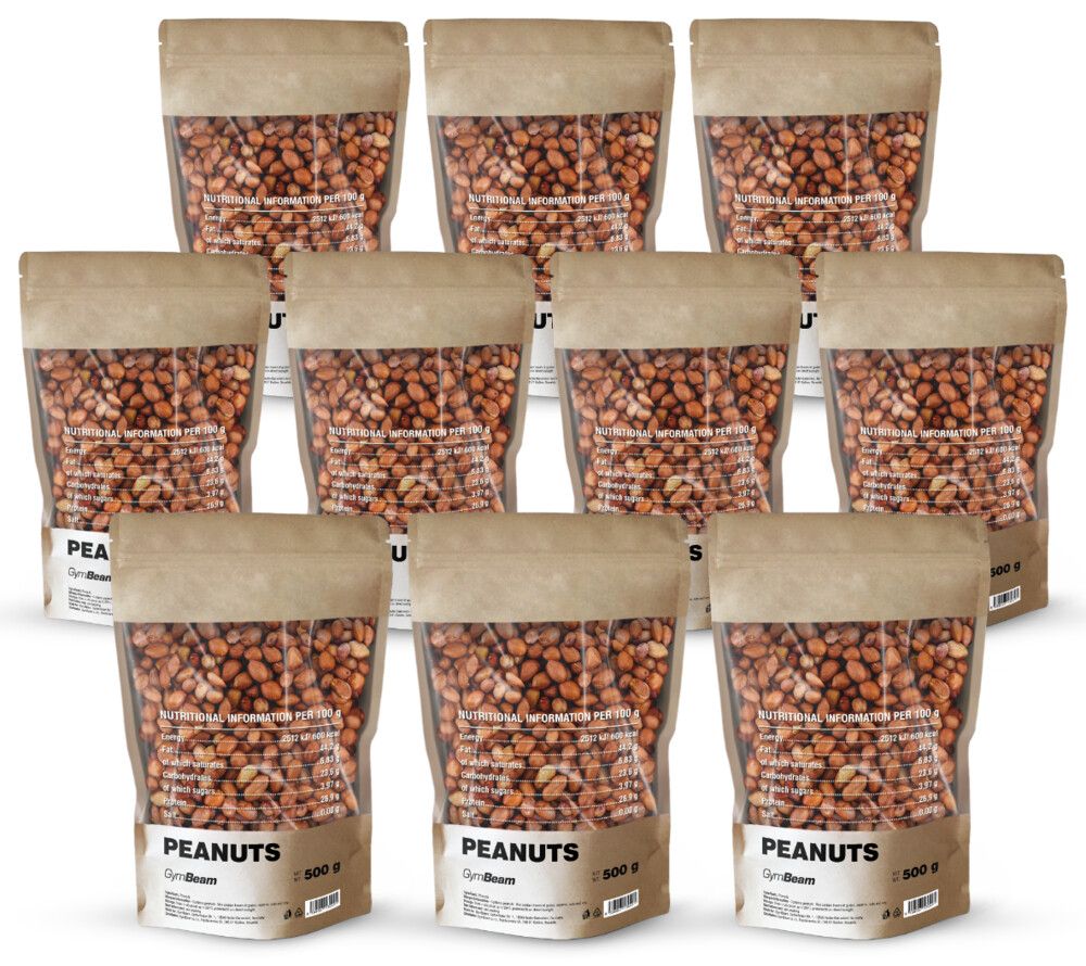Arašídy nepražené 10 x 500 g