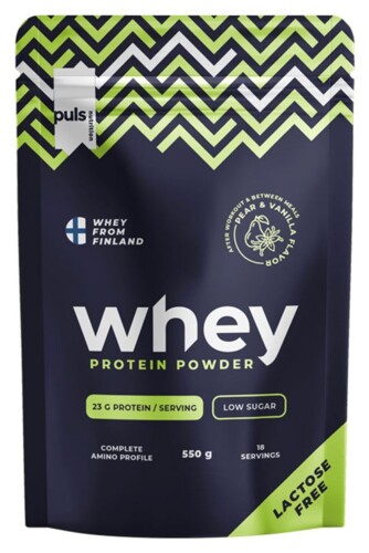 Whey Protein Lactose Free 550g pear and vanila