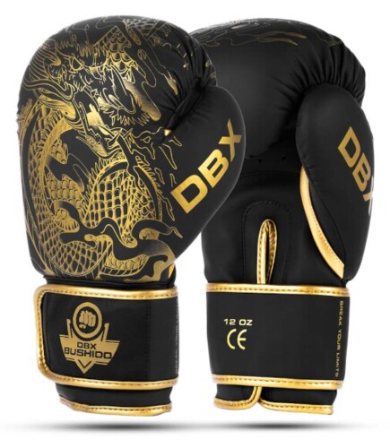 Boxerské rukavice DBX Gold Dragon