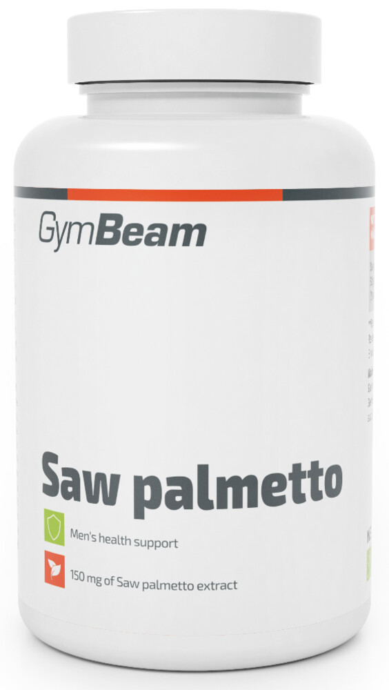 Serenoa plazivá – GymBeam 90 kaps.