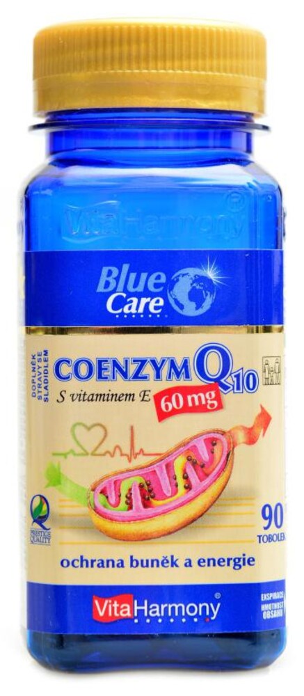 Coenzym Q10 60 mg + vitamin E 90 kapslí