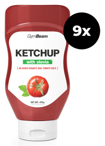 Kečup slazený stévií 9 x 470 g