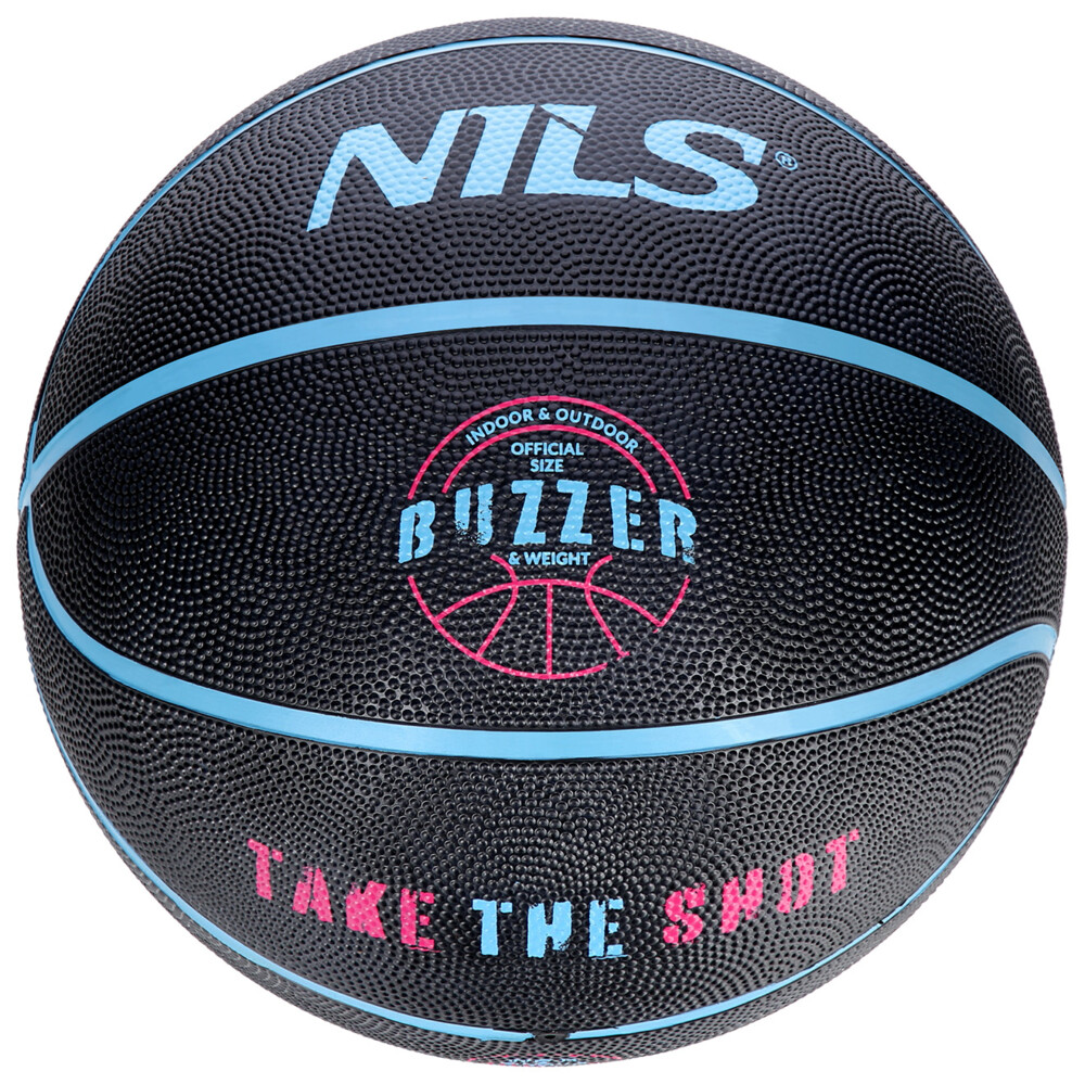 Basketbalový míč NPK271 Buzzer 7 černý