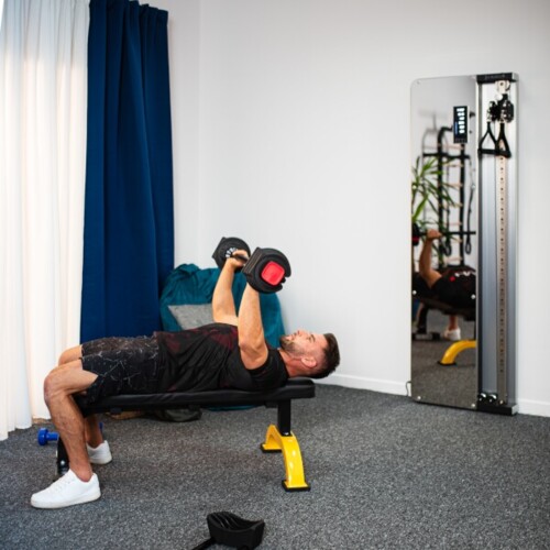 Jednoručná / obojručná variabilná činka / kettlebell SGR18 PRO SET 2v1 40 kg
