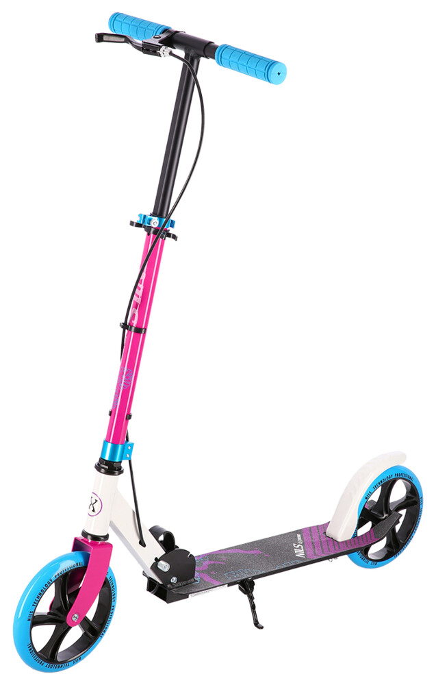 Koloběžka NILS Extreme HM0107 bílo-růžová