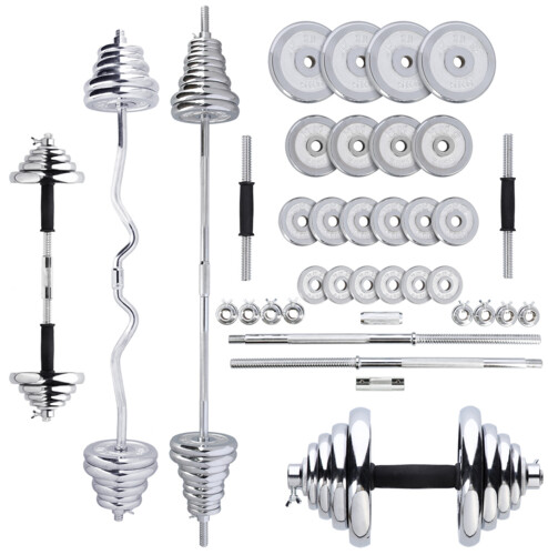 Činkový set v kufru STC55 55 kg chrom