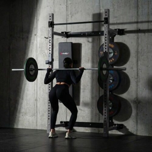 Multifunkční skládací posilovací stojan - Power Rack KLT34 šedý
