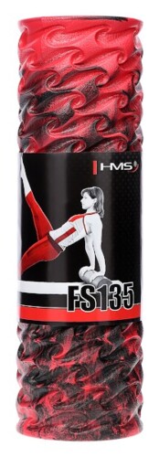 Fitness válec FS135 45 cm, červený