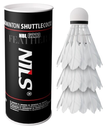 Badmintonové míčky z peří NBL6223 s LED 3 ks