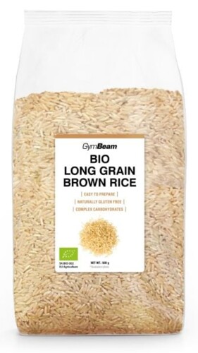 BIO Rýže dlouhozrnná natural – GymBeam 500 g