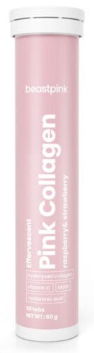 Šumivý Pink Collagen - BeastPink 20 tbl