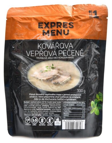 Kovářova vepřová pečeně low carb 300g