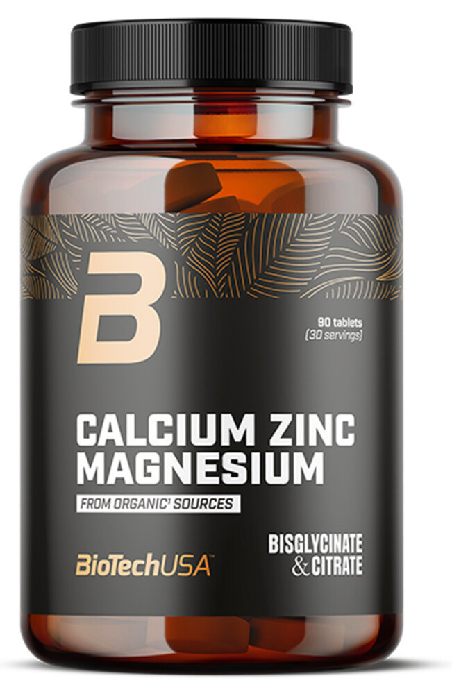 Calcium Zinc Magnesium (Organic Sources) 90 tbl