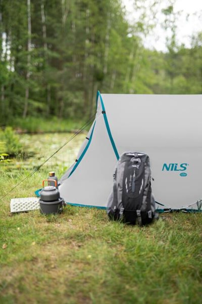 Samorozkládací plážový stan NILS Camp NC3743 šedý