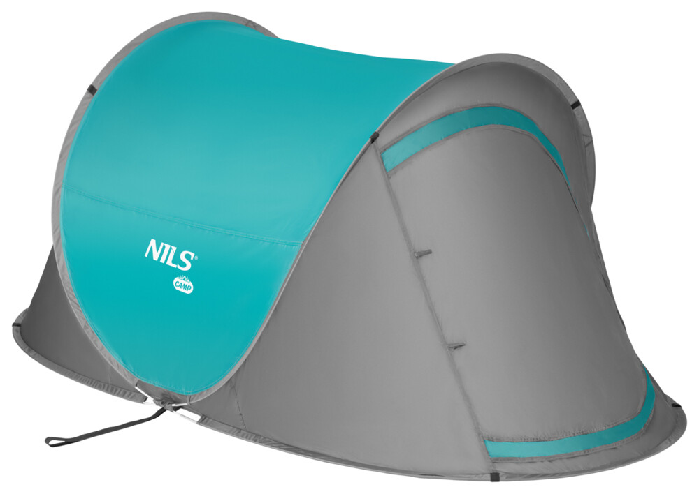 Samorozkládací plážový stan NILS Camp NC3743 tyrkysový
