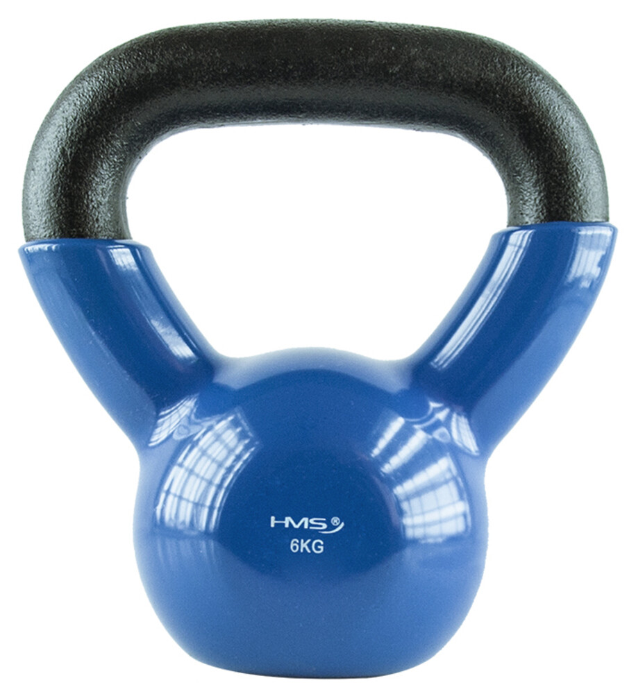 Kettlebel KN 6 kg pokrytý vinylem