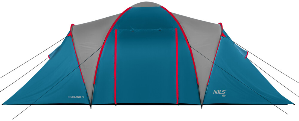 Rodinný stan NILS Camp NC6431 Highland IV modrý/světle šedý