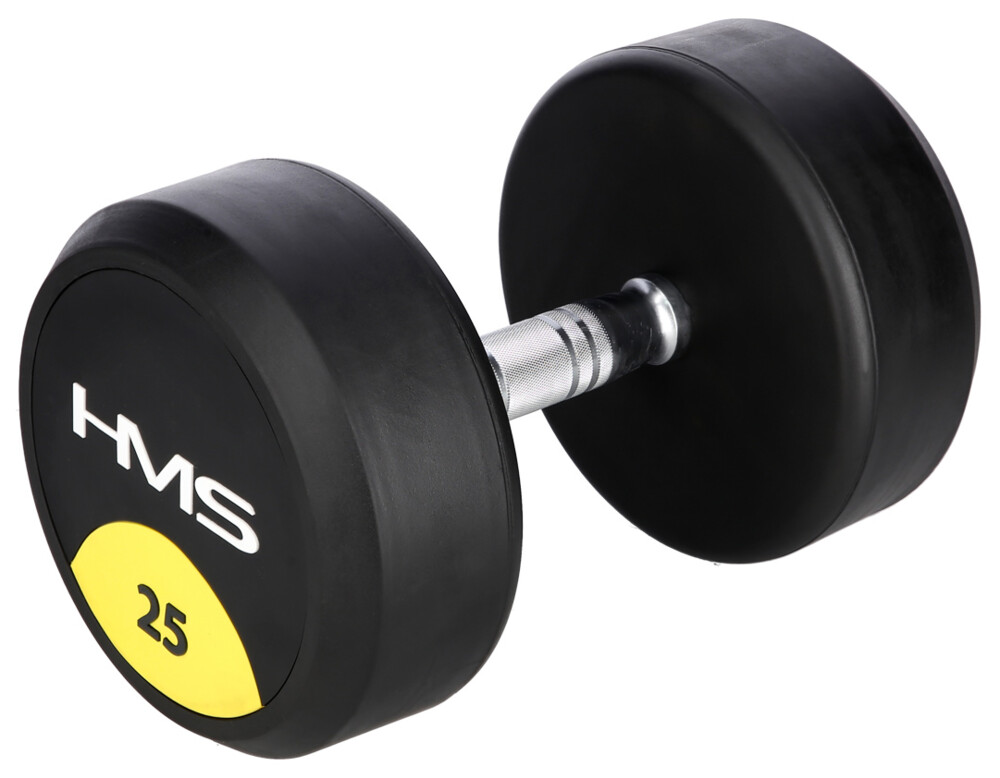 Pogumovaná jednoruční činka HG Pro 25 kg