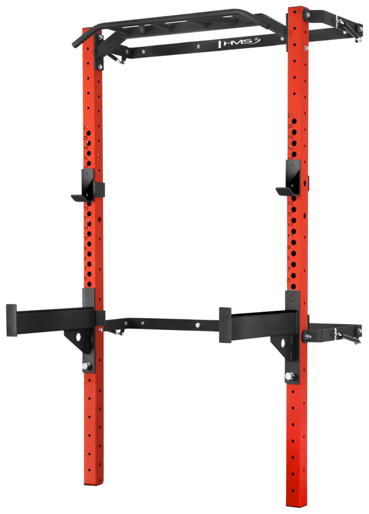 Skládací posilovací klec - Power Rack KLT23 červená