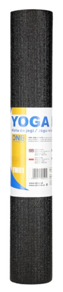 Podložka na jogu ONE Fitness YM01 čierna
