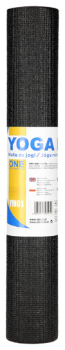 Podložka pro jógu ONE Fitness YM01 černá
