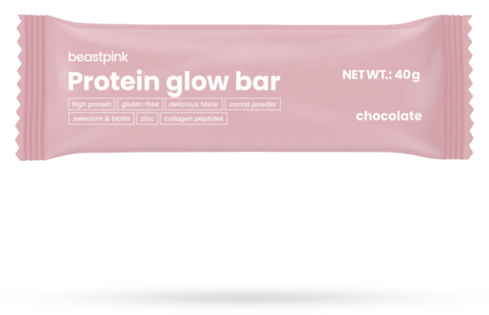 Protein GlowBar - BeastPink 40 g