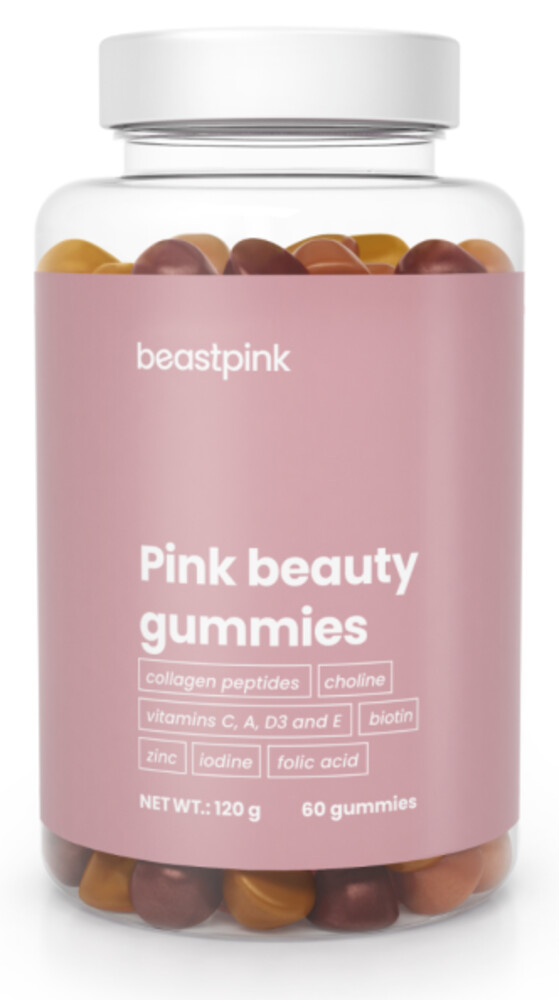 Pink Beauty Gummies - BeastPink 60 kaps.