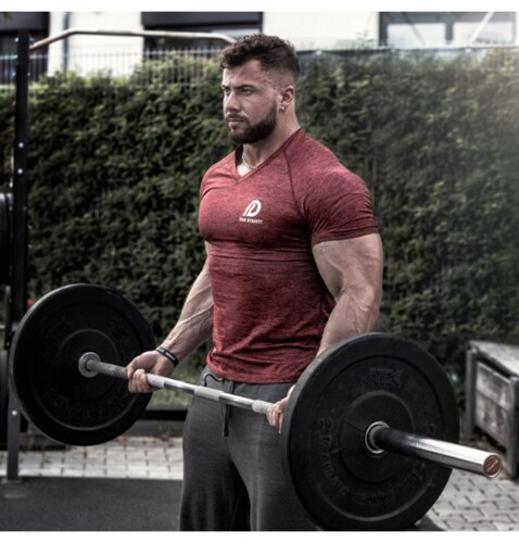 Tričko T-shirt copper red