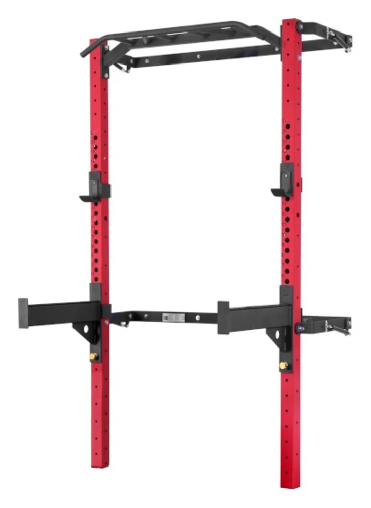 Skladacia posilňovacia klietka - Power Rack KLT23 červená