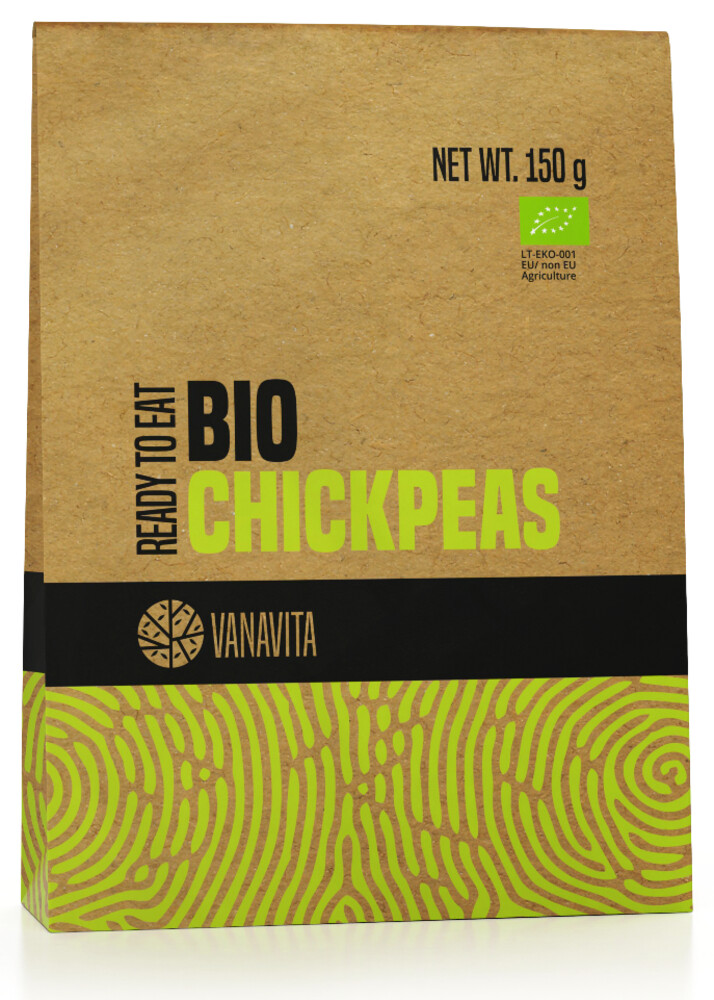 BIO Cizrna - Ready to eat - VanaVita 150 g