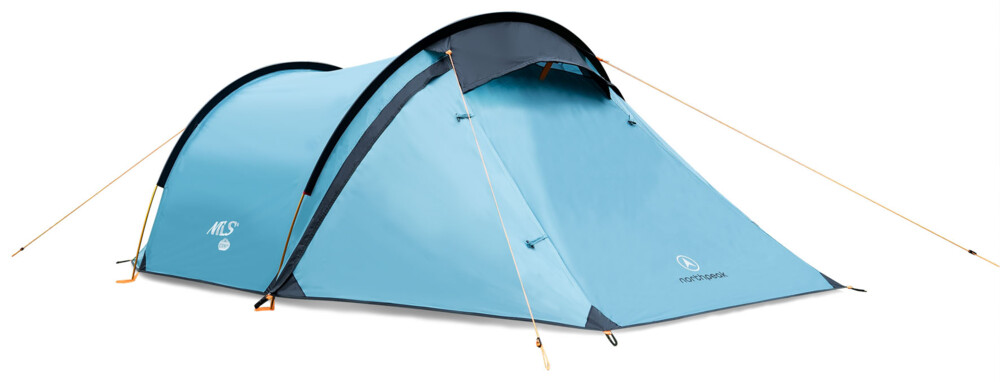 Turistický stan NILS Camp NC6003 North Peak modrý