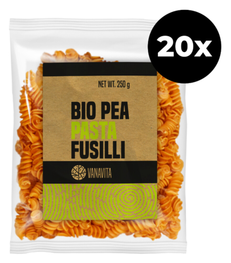 BIO Hrachové těstoviny - vřetena - VanaVita 20 x 250 g