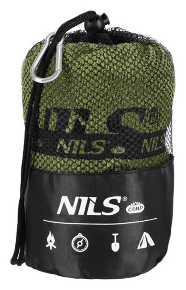 Froté ručník NILS Camp NCR15 khaki