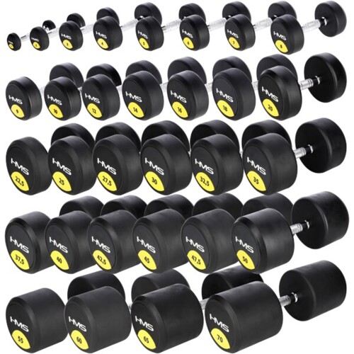 Pogumovaná jednoručná činka HG Pro 18 kg