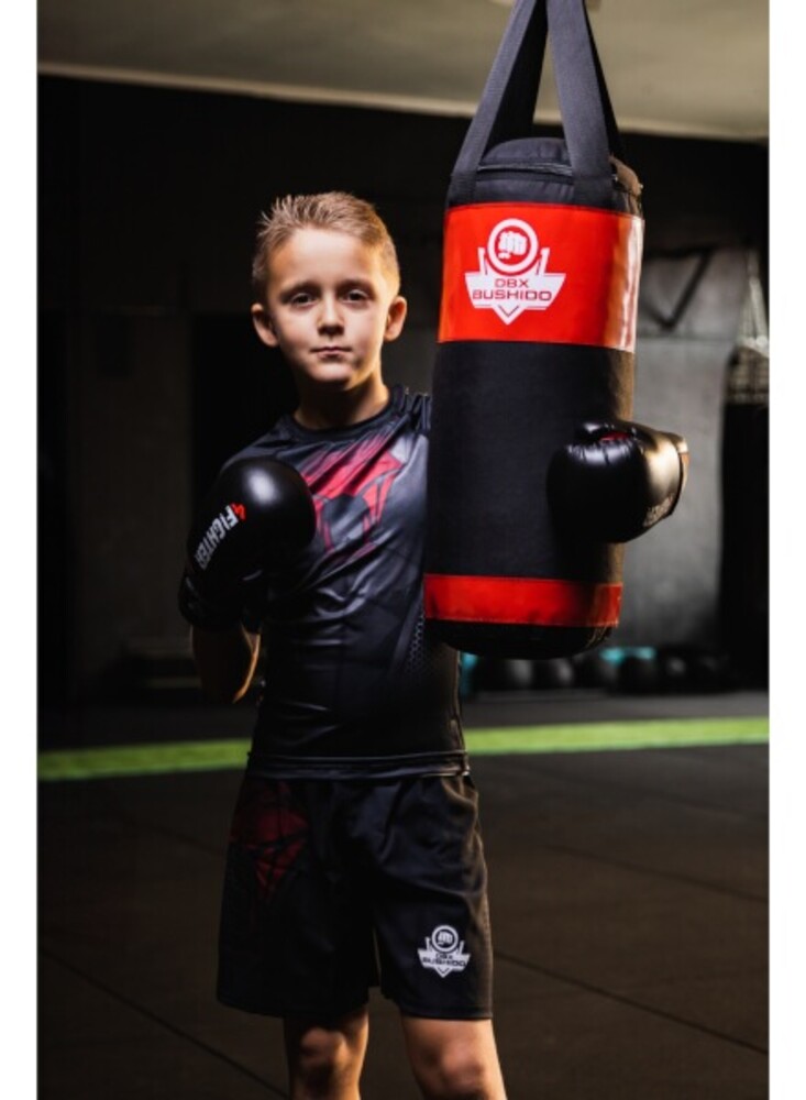 Boxovacie vrece DBX Kids 60cm/22cm 7kg pre deti, červené