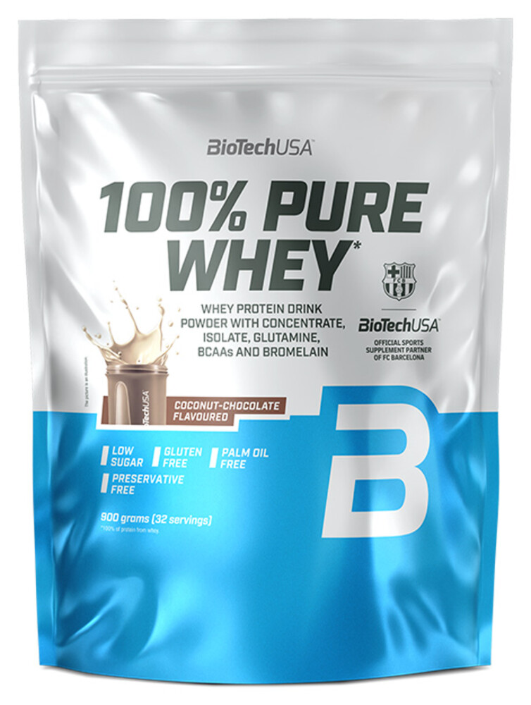 100% Pure Whey coconut chocolate 900 g
