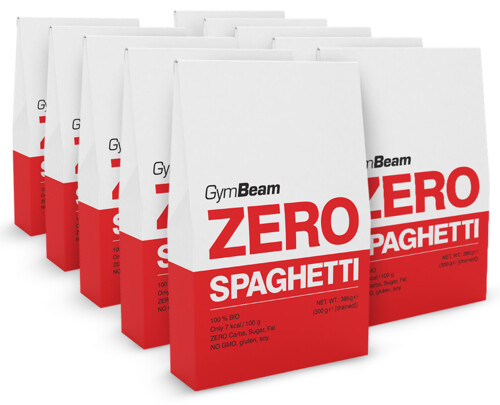 BIO Zero Špagety 385 g – GymBeam 10 x 385 g