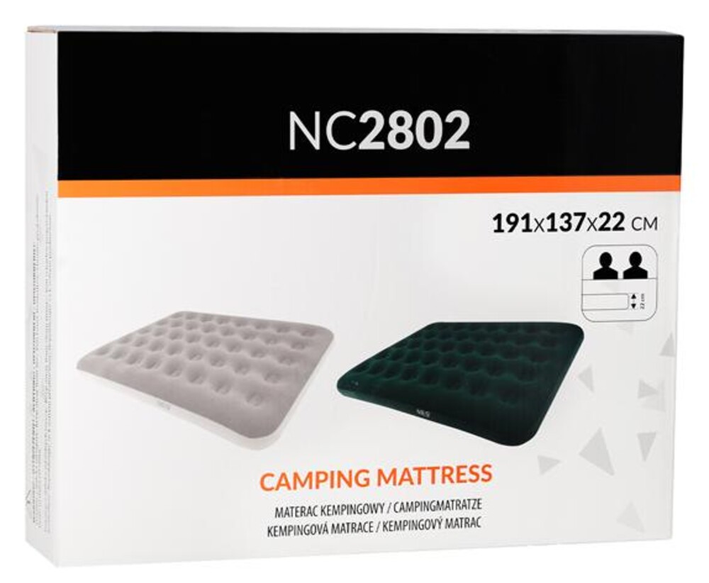 Nafukovací matrace NILS Camp NC2802 béžová 191x137x22 cm