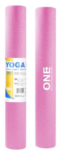 Podložka pro jógu ONE Fitness YM01 růžová