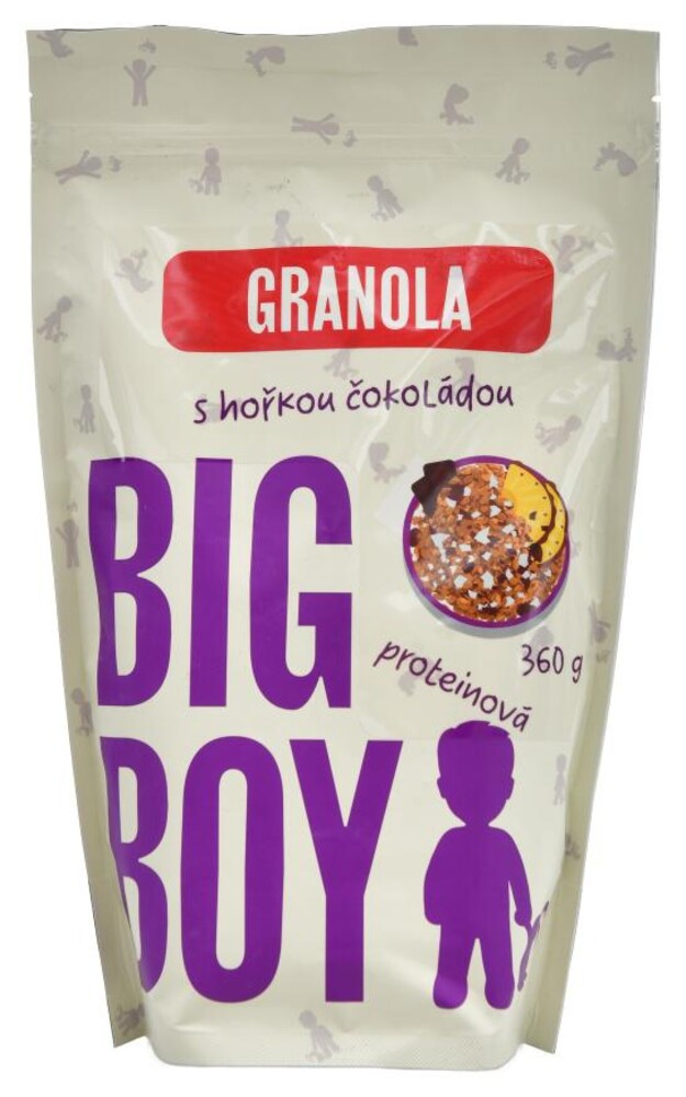 Proteinová Granola  s hořkou čokoládou a pekany 360 g