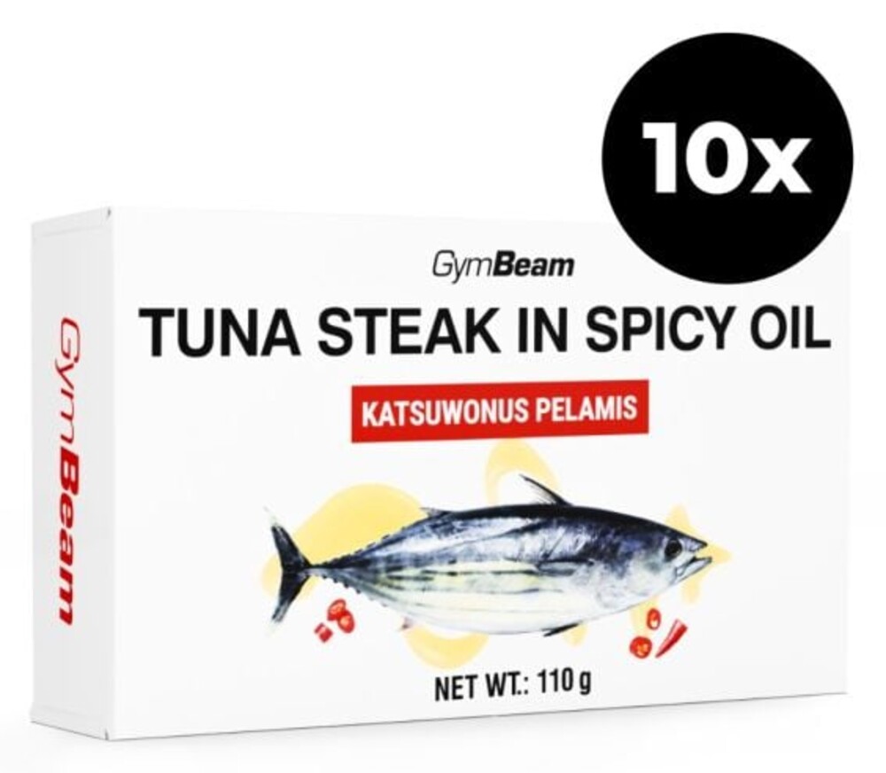 Steak z tuňáka v pikantním oleji 10 x 110 g