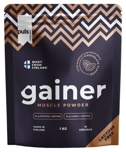 Gainer Lactose Free 1kg chocolate