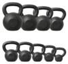 Liatinový kettlebell KZG32 32 kg, čierny