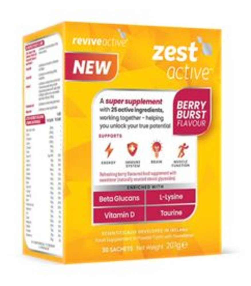 Zest Active 30 sáčků (Energie, imunita, mozek, funkce svalů)