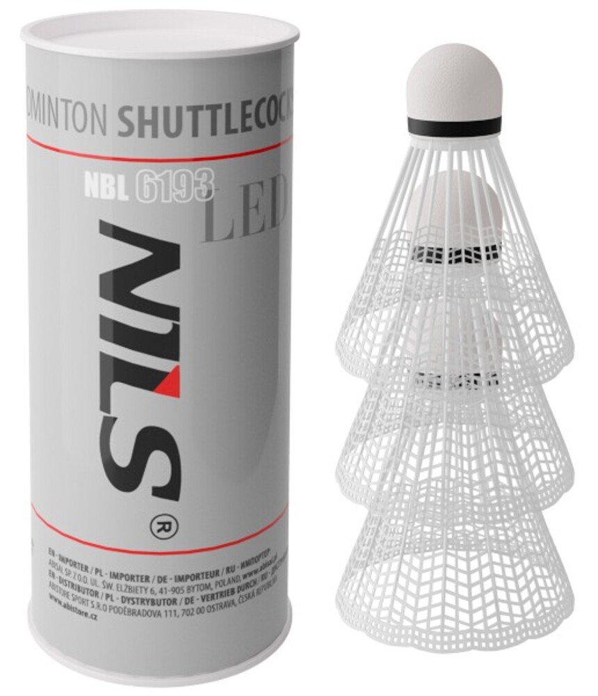 Badmintonové míčky NBL6193 s LED 3 ks
