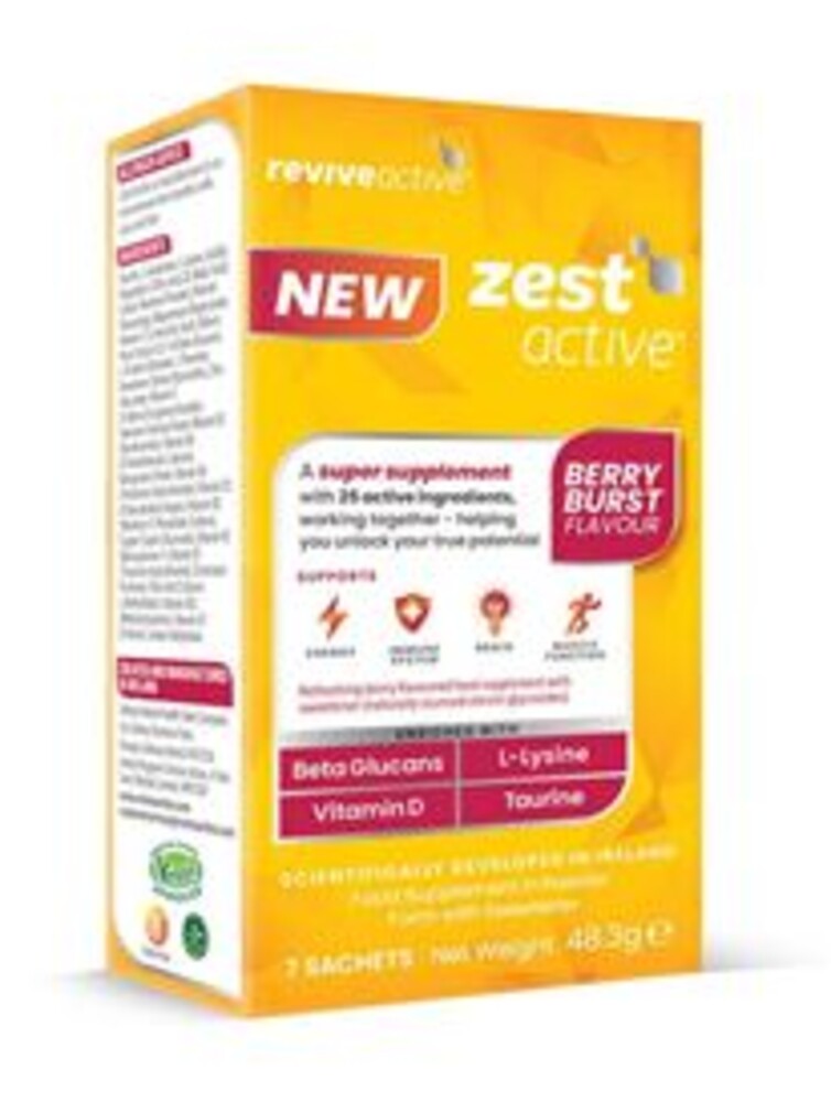 Zest Active 7 sáčků (Energie, imunita, mozek, funkce svalů)